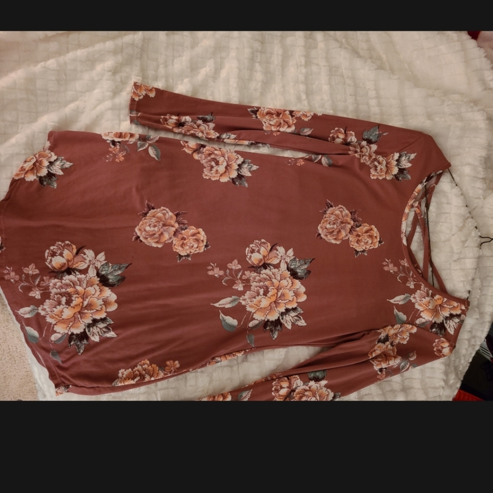Women's body con flower dress